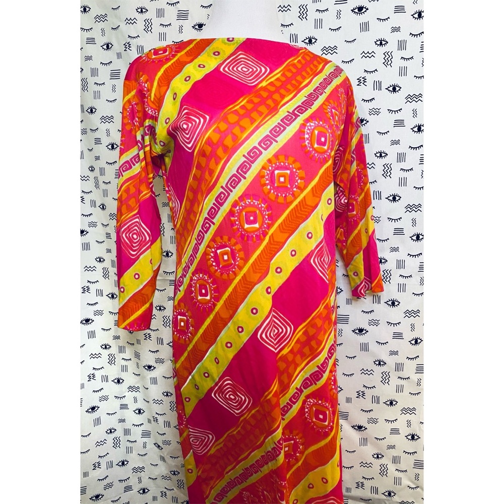 Vintage 60s Alex Coleman California Shift Dress